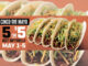 Taco John’s Offers 5 Tacos For $5 From May 1 To May 5, 2019
