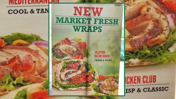Arby’s Spotted Serving 3 New Market Fresh Wraps