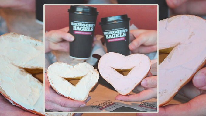 Bruegger's Welcomes Back Heart-Shaped Bagels For Mother’s Day 2019