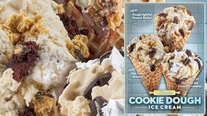 Cold Stone Creamery Introduces 3 New Classic Cookie Dough Creations