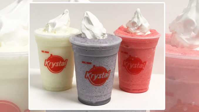 Krystal Introduces New Frosted Slushies