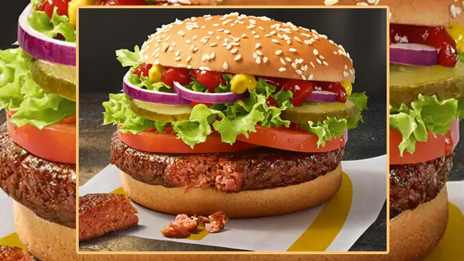 McDonald's Debuts New Big Vegan TS Burger In Germany