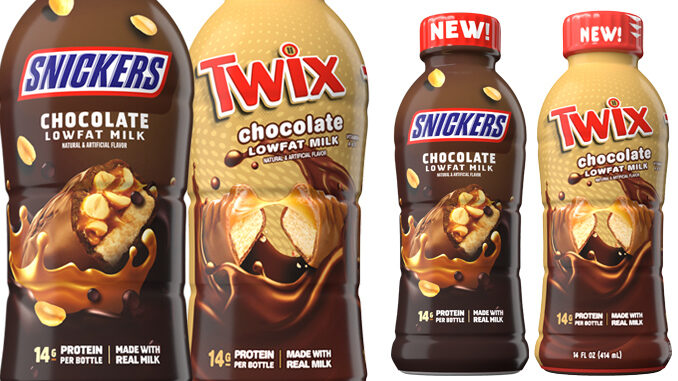 New Twix And Snickers-Flavored Chocolate Milk Now In Stores
