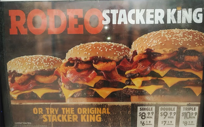 Rodeo Stacker King Sandwiches 