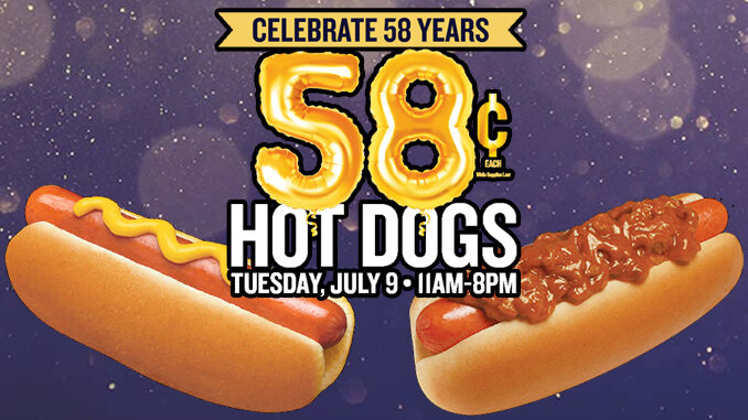 58-Cent Hot Dogs At Wienerschnitzel On July 9, 2019