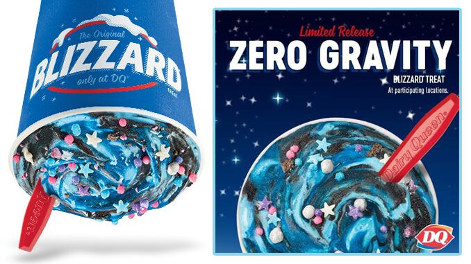 Dairy Queen Debuts New Limited Edition Zero Gravity Blizzard
