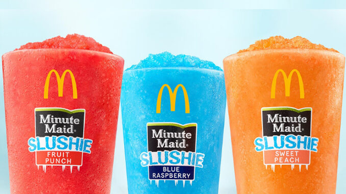 McDonald’s Adds New Minute Maid Sweet Peach Slushie