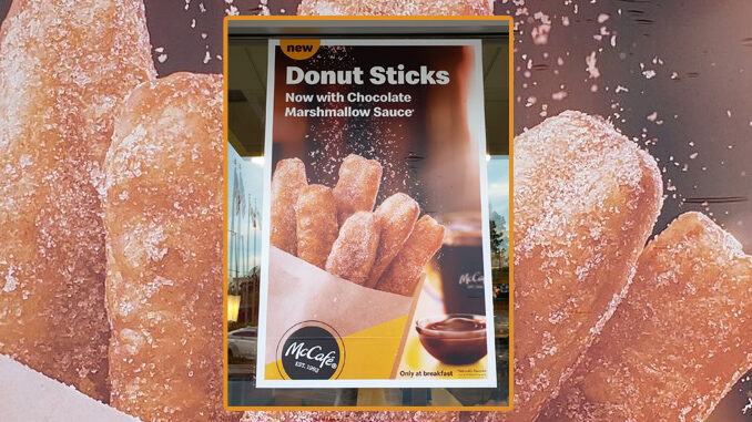 McDonald’s Pairs New Chocolate Marshmallow Sauce With Returning Donut Sticks