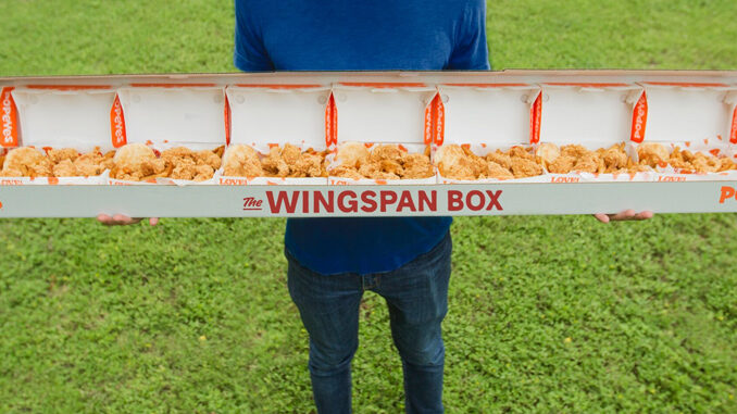 Popeyes Launches New 82-Inch Wingspan Box Exclusively At One Location In New Orleans