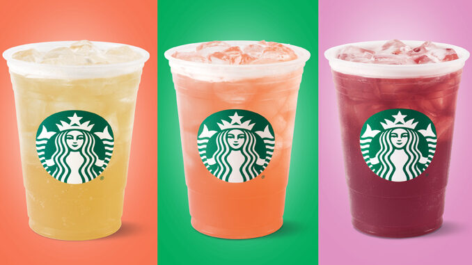 Starbucks Introduces New Colorful Tea Beverages And Announces Happy Hour Return Date For Summer 2019