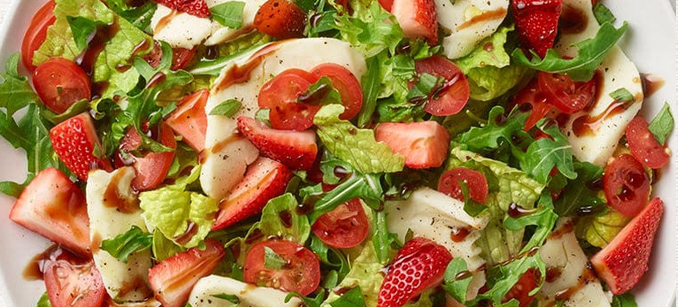Summer Strawberry Caprese Salad