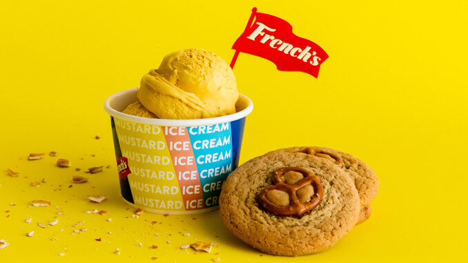 French's creates mustard ice cream for National Mustard Day