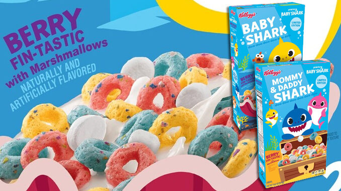 Kellogg’s New Baby Shark Cereal Swims In to Sam’s Club On August 17, 2019