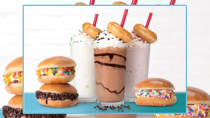 Krispy Kreme Offers A Taste Of The Future With New Milkshakes, Scoop Sandwiches And Doughnut Customization At New Concord, NC Shop
