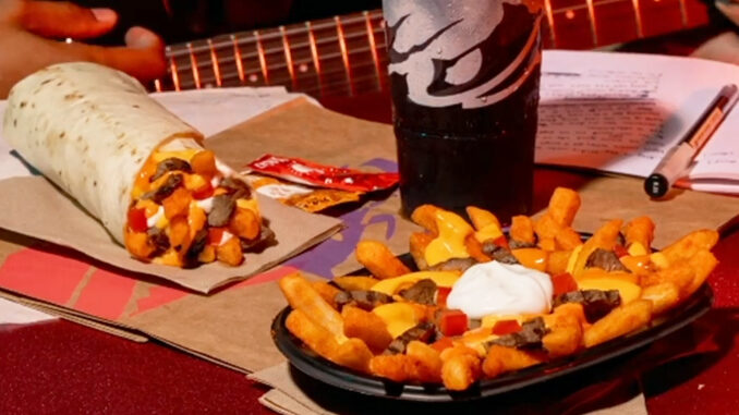 New Steak Reaper Ranch Fries Supreme And New Steak Reaper Ranch Fries Burrito Arrive At Taco Bell
