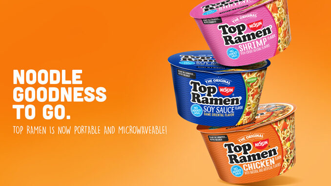 Nissin Foods Top Ramen Now Available In New Microwavable Bowls