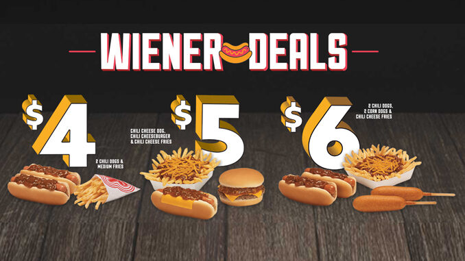 Wienerschnitzel Puts Together New $4, $5 And $6 Wiener Deals