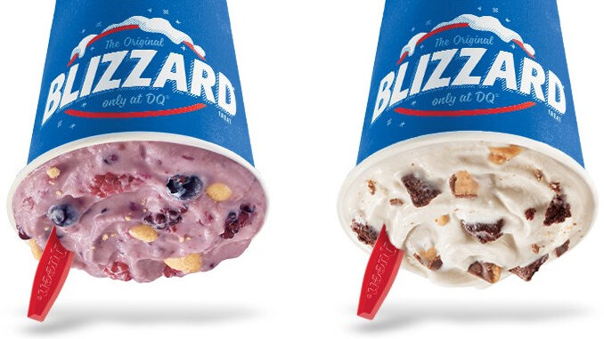 Dairy Queen Introduces New Harvest Berry Pie Blizzard And New Heath Caramel Brownie Blizzard