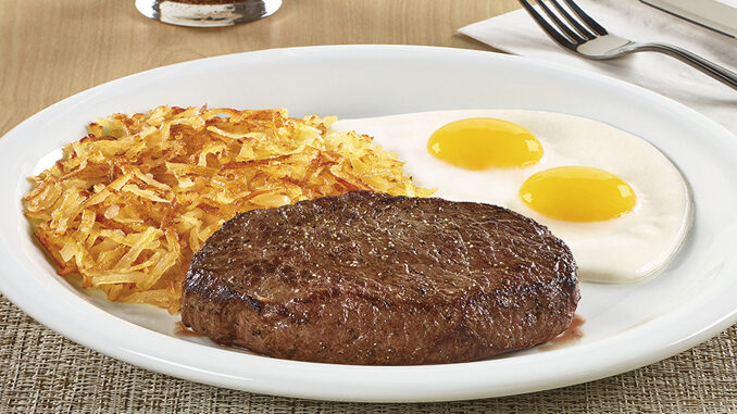 Denny’s Puts Together New $8.99 Sirloin Steak & Eggs Deal