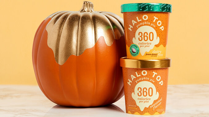 Halo Top Unveils New Non-Dairy And Vegan-Friendly Pumpkin Pie flavor