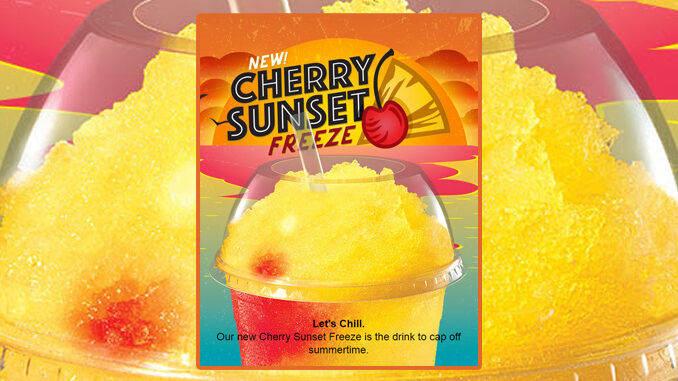 Taco Bell Adds New Cherry Sunset Freeze