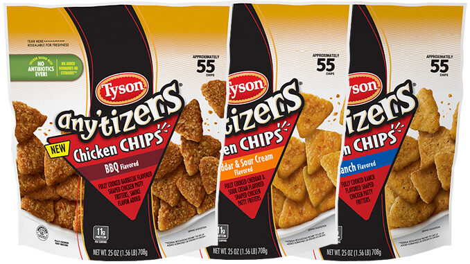Tyson Introduces New Any'tizers Chicken Chips