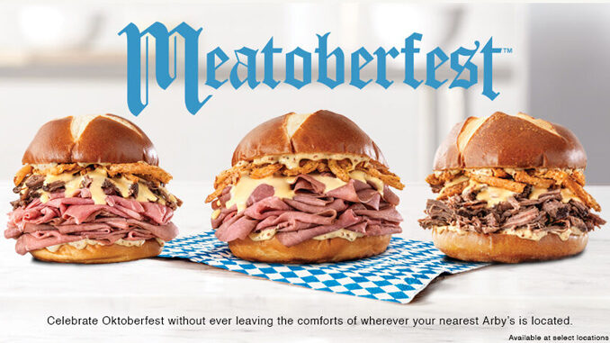 Arby’s Launches 3 New Beer-Inspired Sandwiches As Part Of 2019 Meatoberfest Collection