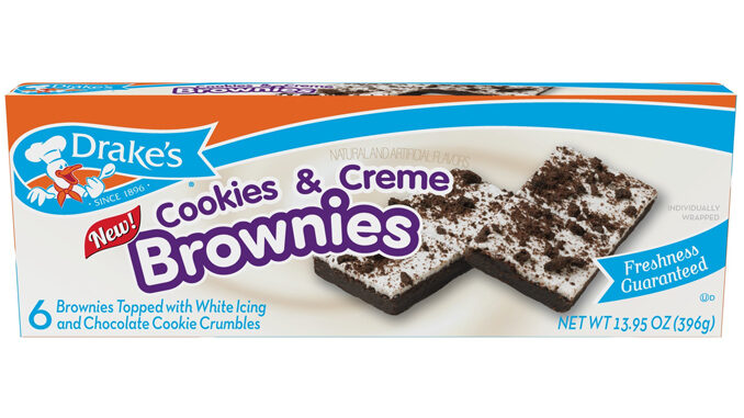 Drake's Adds New Cookies & Creme Brownies