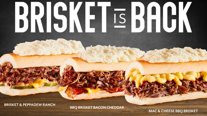 Erbert & Gerbert's Introduces 2 New Brisket Sandwiches – Welcomes Back Mac & Cheese BBQ Brisket Sandwich