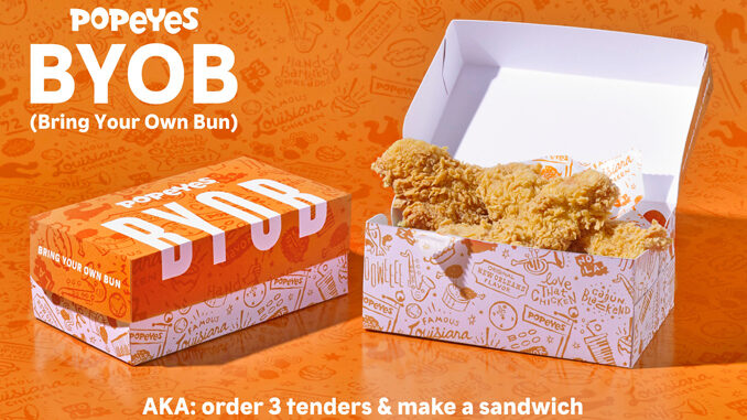 If You Want One Of Those New Chicken Sandwiches At Popeyes, You’ll Have To BYOB – Bring Your Own Bun - At Least For Now
