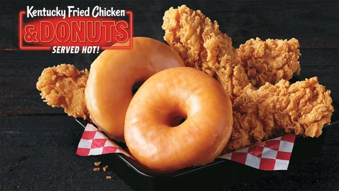 Kentucky Fried Chicken & Donuts Basket