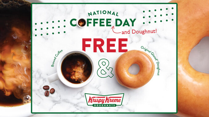 Krispy Kreme Offers Free Original Glazed Doughnut And Coffee On September 29, 2019