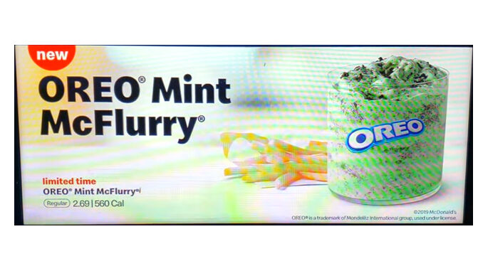 McDonald’s Spotted Selling New New Oreo Mint McFlurry