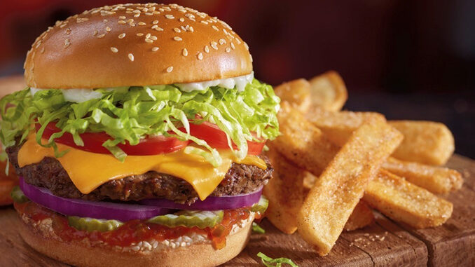Red Robin Offers $5 Gourmet Cheeseburger And Bottomless Steak Fries Deal With Any Drink Purchase On September 18, 2019