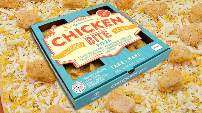 Sam’s Club Just Dropped A New 3-Pound Pizza Covered In Chicken Bites