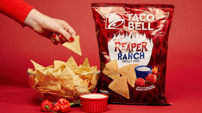 Taco Bell Debuts New Reaper Ranch Tortilla Chips