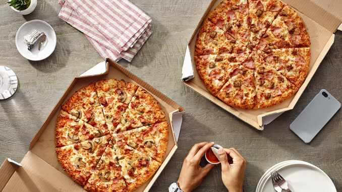 Domino S Offers Large 2 Topping Carryout Pizzas For 5 99 Each Through October 13 2019 Chew Boom