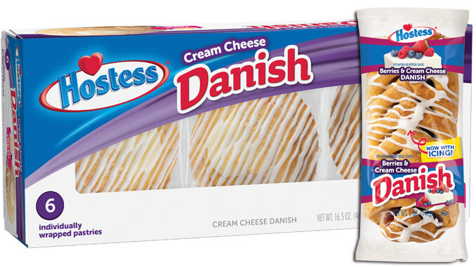 Hostess Introduces New Iced Berries & Cream Cheese Danish