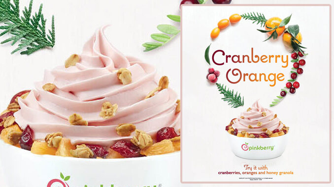 Pinkberry Adds New Cranberry Orange Frozen Yogurt Flavor
