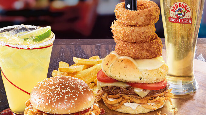 Red Robin Debuts New French Onion Ringer Burger As Part Of New 2019 Fall Menu