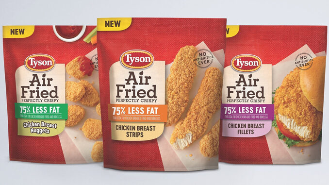 Tyson Introduces New Line Of Air Fried Chicken