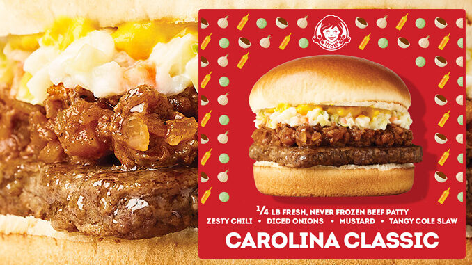 Wendy’s Launches The Carolina Classic Burger Across North And South Carolina
