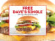 Wendy’s Offers Free Dave’s Single With Any Mobile Order Purchase For Limited Time