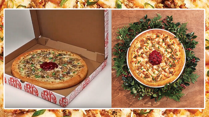Boston Pizza Canada Is Delivering Its New Christmas Pizza In A Caroling Pizza Box