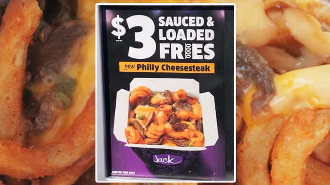 Jack In The Box Spotted Selling New Philly Cheesesteak Sauced And Loaded Fries