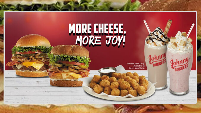 Johnny Rockets Introduces New Three Cheese Burger As Part Of Larger Cheese-Inspired Menu