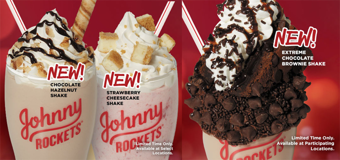 Johnny Rockets Limited-Time Shakes