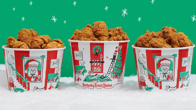 KFC Launches Limited-Edition 2019 Holiday Buckets And Holiday Gift Giveaway Contest