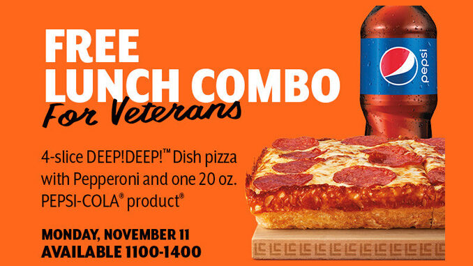 Little Caesars Offers Veterans And Active Military Free Lunch Combo On November 11, 2019