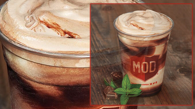 Mod Pizza Spins New Chocolate Peppermint Shake